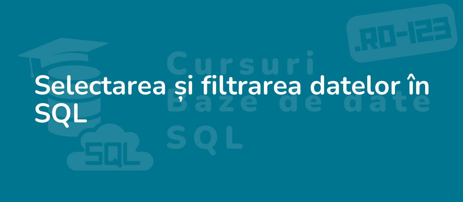 abstract image of a computer screen displaying sql code with highlighted data representing data selection and filtering in sql